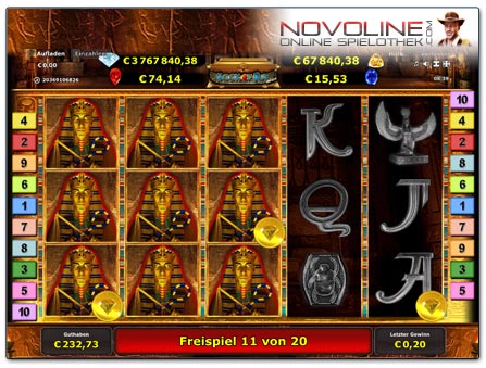 Novoline Book of Ra Deluxe Jackpot Freispielrunde